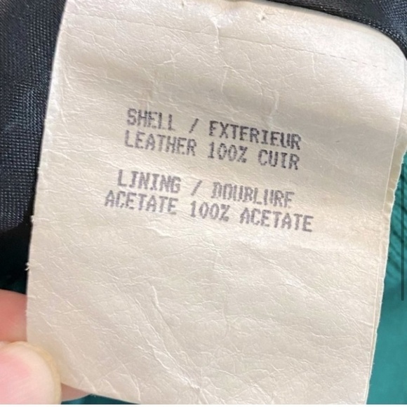 Vintage Daniel Marcus Cropped Teal Suede 90s Jacket M - Picture 6 of 15